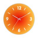 Abstract Gradient Circle Wall Clock
