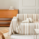 Neutral Stripe Sofa Cover
