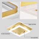 Dual Geometric LED Ceiling Light