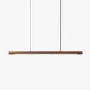 Lustre Pendente de Teto de Madeira Contemporânea