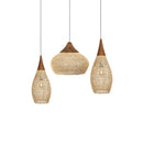 Organic Rattan Weave Pendant Light