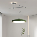Sculptural Halo Disc Pendant Light