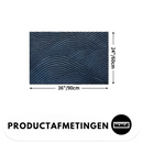 Geometric Wave Form Area Rug