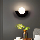 Sculptural Half Moon Wall Light