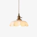 Vintage French Flower Pendant Light