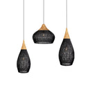 Organic Rattan Weave Pendant Light