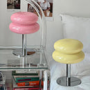Glossy Disc Form Table Lamp
