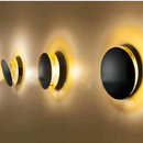 Sculptural Eclipse Disc Wall Light
