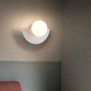 Sculptural Half Moon Wall Light