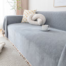 Herringbone Tassel Sofa Cover