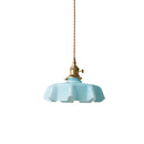 Vintage French Flower Pendant Light