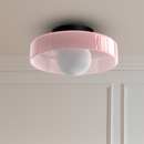 Sculptural Halo Disc Ceiling Light