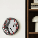Distorted Face Wall Clock