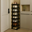 Geometric Tiered Shoe Display Tower