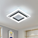 Dual Geometric LED Ceiling Light