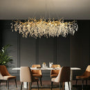 Lustre francês de galho de cristal