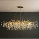 Lustre francês de galho de cristal