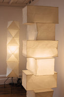 Stacked Box Shade Floor Lamp