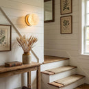 Elegant Alabaster Orb Wall Lamp