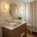 Elegant Alabaster Orb Wall Lamp
