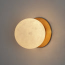 Elegant Alabaster Orb Wall Lamp