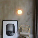 Elegant Alabaster Orb Wall Lamp