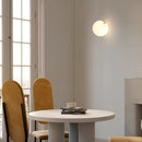 Elegant Alabaster Orb Wall Lamp