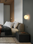 Elegant Alabaster Orb Wall Lamp