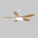 Asymmetric Blade Ceiling Fan with Light