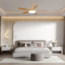 Asymmetric Blade Ceiling Fan with Light