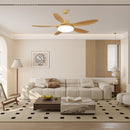 Asymmetric Blade Ceiling Fan with Light