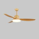 Asymmetric Blade Ceiling Fan with Light
