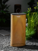 Perforated Cylinder Outdoor Lantern