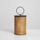 Perforated Cylinder Outdoor Lantern