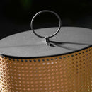 Perforated Cylinder Outdoor Lantern
