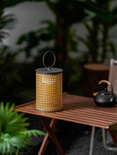 Perforated Cylinder Outdoor Lantern