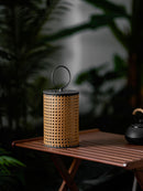 Perforated Cylinder Outdoor Lantern