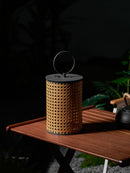 Perforated Cylinder Outdoor Lantern