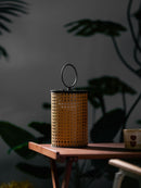 Perforated Cylinder Outdoor Lantern