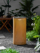 Perforated Cylinder Outdoor Lantern