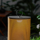 Perforated Cylinder Outdoor Lantern