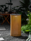 Perforated Cylinder Outdoor Lantern