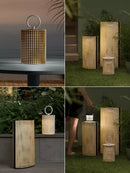 Perforated Cylinder Outdoor Lantern