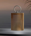 Perforated Cylinder Outdoor Lantern