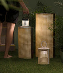Perforated Cylinder Outdoor Lantern