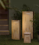 Perforated Cylinder Outdoor Lantern