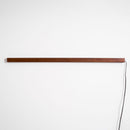 Minimalist Linear Wood LED Plug-In Wall Light Fixture