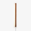 Minimalist Linear Wood LED Plug-In Wall Light Fixture