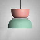 Sculptural Color Block Pendant Light