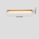 Vertical Wood Bar Wall Light
